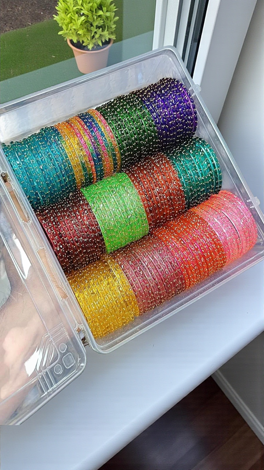 Elegant Traditional Glass Bangle Set – Timeless Ethnic Charm - Libasaa.com