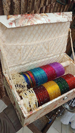 Kasmiri Ghungru Combo Box with Glass Bangles – All-in-One Bridal &amp; Festive Collection