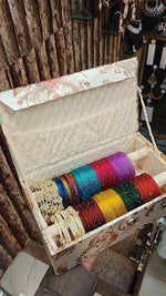 Kasmiri Ghungru Combo Box with Glass Bangles – All-in-One Bridal &amp; Festive Collection