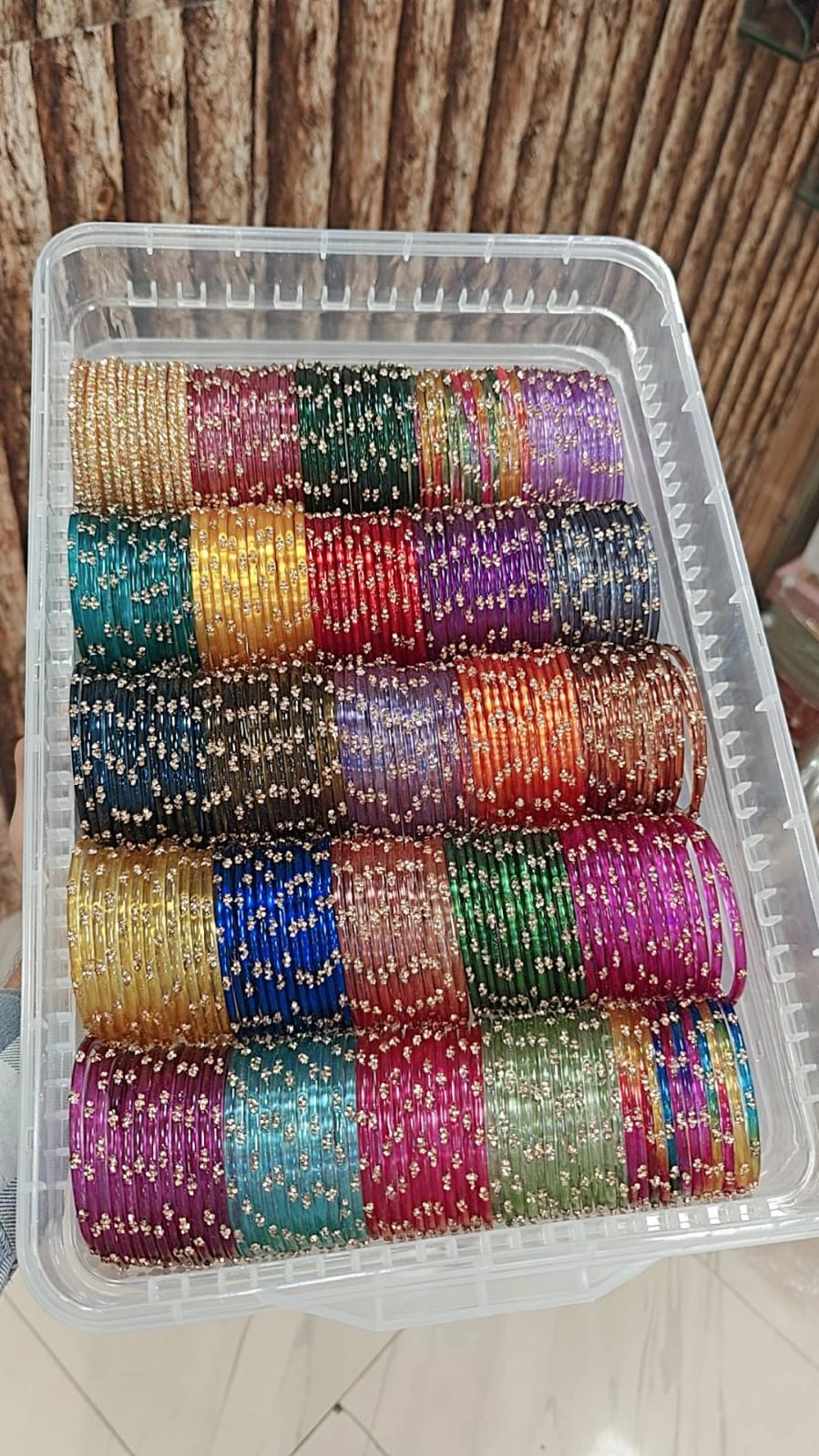 Rain drop Bangles Glass Combo Box, Traditional Indian Bangles Set, Bridal Bangle Elegant Indian Traditional Chudi Set for Bridal & Festive Wear