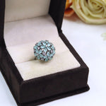 Kundan Stone Ring for Women | Antique Finish Statement Finger Ring | Indian Jewellery Kundan Ring Set