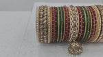 Indian Wedding Bangles With Stone Work Wedding Bangles Indian Jewelry with Jhumki Border