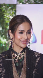 Malaika Arora-Inspired Statement Necklace Set – Designer Choker with Earrings