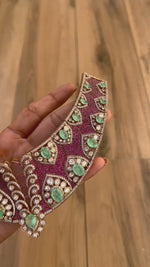 Regal Kundan Bridal Jewellery Set | Indian Jewellery | Indian Bridal & Wedding Jewelry | Polki Choker Necklace Set with Earrings