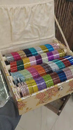 Glossy Metal Bangles 36 Dozen Combo Box (36 Colours) | Indian Jewellery | Bridal Bangle Set | Premium Indian Bangles Set