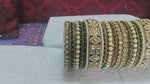 Rich Texture Bangle Set with Silk thread Bangles, Bridal bangles, Bridal Choora Set Wedding Eid Karwachauth Navratri Bollywood Choora