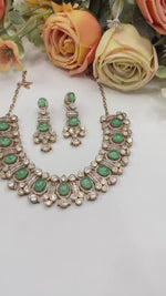 Kundan Bridal Necklace & Earrings Set – Traditional Wedding Jewelry