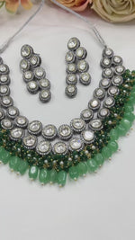 Kundan Pearl Bridal Necklace & Earrings Set – Elegant Wedding Jewelry