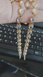 Gold Antique Kundan Payal Anklet, Indian anklets