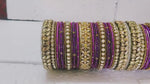Indian Bridal Bangle Set with Stones & Pearl work, Wedding bangles, Indian Jewelry, Bridal Bangles Wedding Navratri Bollywood Bangles