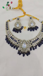 Premium Designed AD Wedding Necklace Jewellery Set, Premium AD Necklace Earrings, Premium CZ Earrings Set, Premium Indian AD Jewellery, Premium Bridal Necklace Earrings Set, Premium CZ Pakistani Jewelry