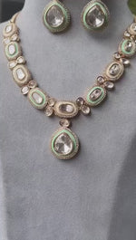 Unique AD Handmade Necklace Earrings Set CraftedArtistic Precision High Quality Craftsmanship