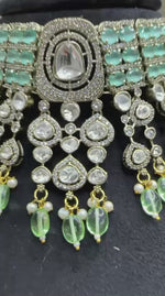 Kundan Choker Necklace Set with Earrings – Bridal Polki Jewelry for Weddings & Festive Wear