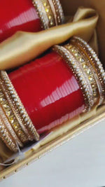 Red Designer Chura Bridal Dulhan Punjabi Choora