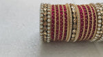 Indian Wedding Bangle Set with Stones & Pearl work, Wedding bangles, Indian Jewelry, Bridal Bangles Wedding Navratri Bollywood Bangles