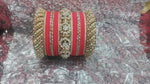 Plus Sizes Indian Bangles Bridal Bangle Set Wedding Bollywood Jewelry Set of 46 Bangles, Wedding bangles, Traditional Jewelry Gift, Set of 2