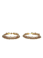 Traditional Gold & Silver Plated Handcrafted Payal/Anklets, Anklets for women, Indian anklet, Gold ankle bracelet pair for women