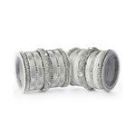 Indian bangle set , Bridal bangles, Metal bangles, Shinning Metal Lac Bangle Set, Traditional Bangle Set for Women, Bollywood Bracelet Set