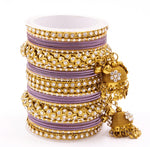 Indian bangle set , Bridal bangles, Traditional wedding jewelry, Brass Metal and Stone Bridal Crystal Bangle Set for Women