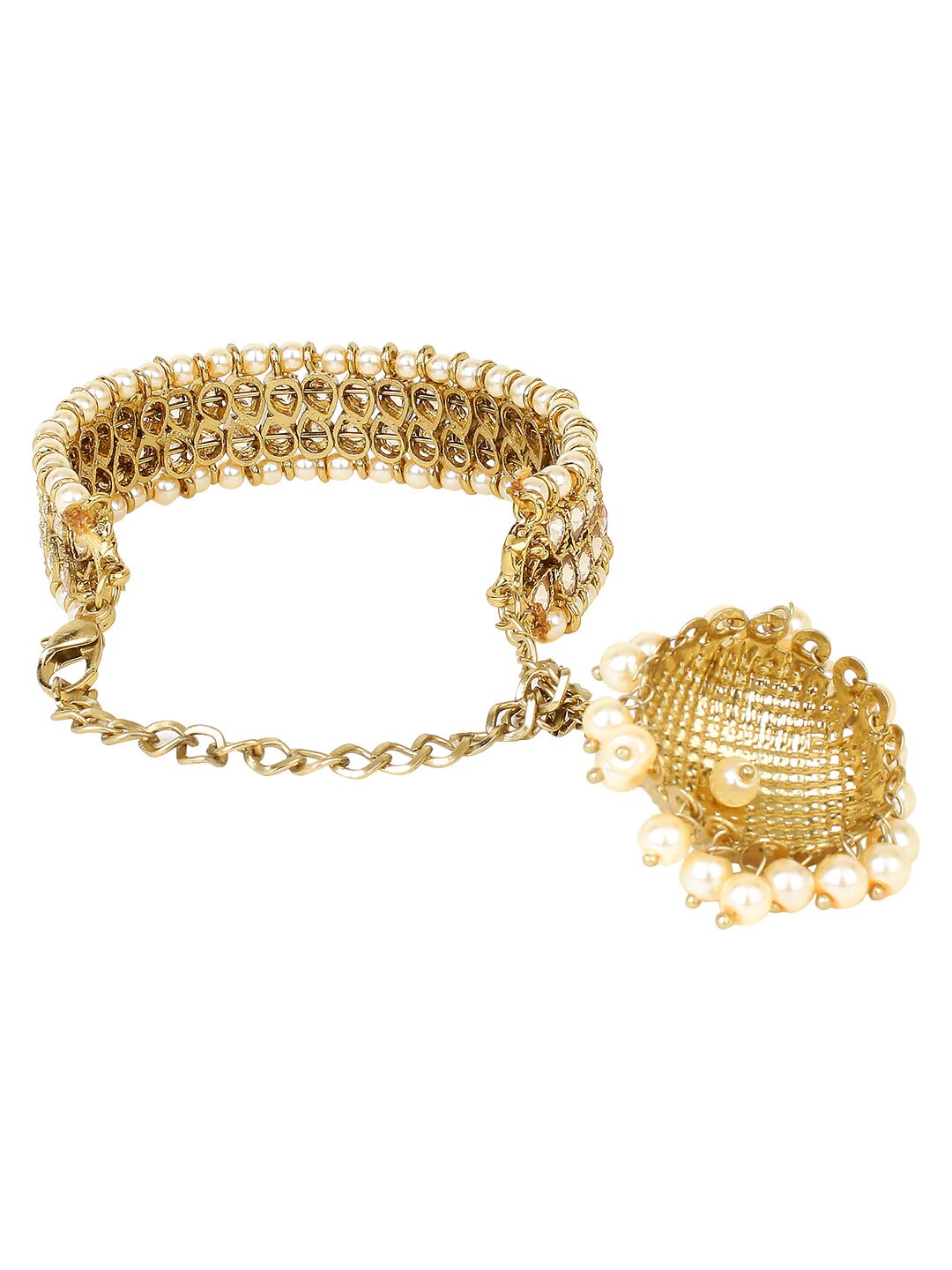 Jhumki Mirror Bracelet / Indian Bangles / Punjabi Jewelry / Pakistani jewelry / Indian jewels