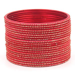 Indian Bangles, 24 Glitter Bangle Set, Indian Jewelry, Bridal Bangles for Women, Indian Bangles, Bollywood Jewelry, Chudiyan