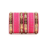 Wine Metal Bangle Set Churiyan Bridal Chudiyan Indian jewelry (Set of 2)