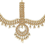 Heavy Matha Patti Maang Tikka, Kundan Head Band, Indian Bridal Matha Patti, Kundan Indian Jewelry/Indian Bridal/Pakistani 16 Inches