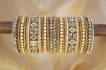 Rich Texture Bangle Set with Silk thread Bangles, Bridal bangles, Bridal Choora Set Wedding Eid Karwachauth Navratri Bollywood Choora