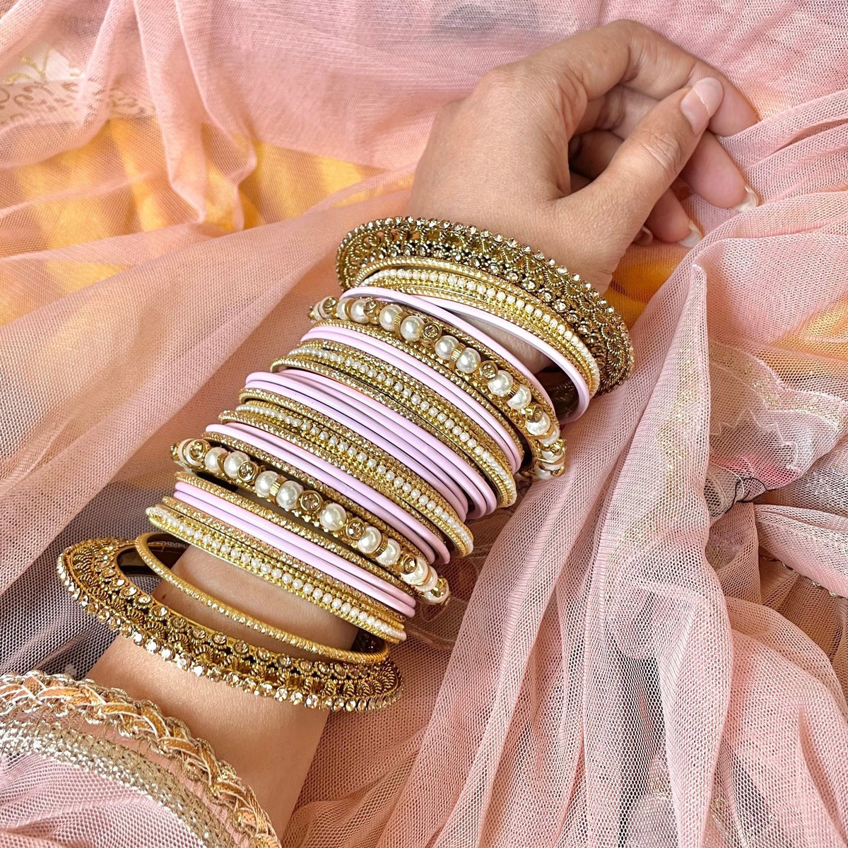 Bridal Bangles Set with Pacheli Kada, Bridal | Wedding Bangles| Colorful | Beautiful | Fashion Bangles | Special Occasions | Eid