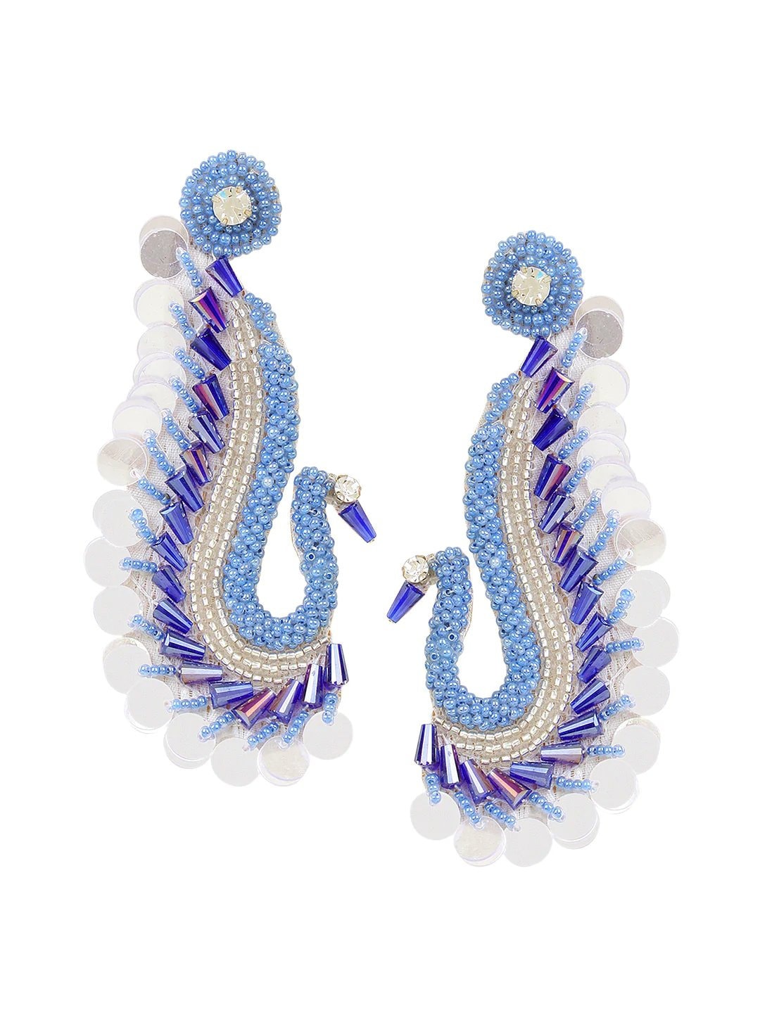 Beautiful Peacock Shape Handmade Kundan Earring, Long Earring For Women Indian handmade Jhumka Gift For Her