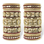 Beautiful Mirror work Silk thread Bangle Set, Wedding Jewelry, Bridesmaid Gift, Indian Wedding Bangle, Silk Thread Bangles with Flower kada