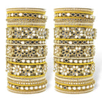 Beautiful Mirror work Silk thread Bangle Set, Wedding Jewelry, Bridesmaid Gift, Indian Wedding Bangle, Silk Thread Bangles with Flower kada